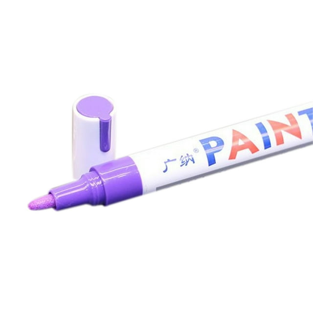VONKY 1pc Color Marker Tire Tread Rubber Paint Metal Face Permanent Paint Marker Pen