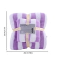 thumbnail image 3 of Lilgiuy Coral Velvet Bathroom Towels Set For adults Super Soft ComfortableHighly Absorbent Bath Towels and Face Towel Set Holiday Gifts,Purple, 3 of 5
