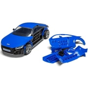 Audi TT Coupe Blue Snap Together (Skill 1) Painted Plastic Model Car Kit by Airfix Quickbuild.