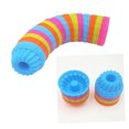thumbnail image 3 of FUTUREORYY 12Pcs Silicone Cupcake Mould Set for Cake Baking Reusable Muffin Cups in Assorted Colors Oven Safe, 3 of 8