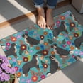 thumbnail image 4 of Bernese Mountain and Flower Door Rugs,Washable Non Slip Door Mats Indoor,Decorative Door Mats,Entry Mat Indoor for Entrance,Bedroom,Kitchen,Bathroom,20"x32", 4 of 6