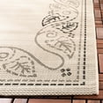 thumbnail image 3 of Safavieh Courtyard Eliza Botanical Indoor/Outdoor Runner Rug, Sand/Black, 2'3" x 6'7", 3 of 8