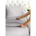 thumbnail image 4 of Extra Deep Pocket Sheets-4 Piece Sheet Set-King Size Sheets Deep Pocket-Extra Deep Bed Sheets-Deep King Fitted Sheet Set-Super and Ultra Deep Sheets-For Deep Pockets Mattress-Fits Easily, 4 of 5