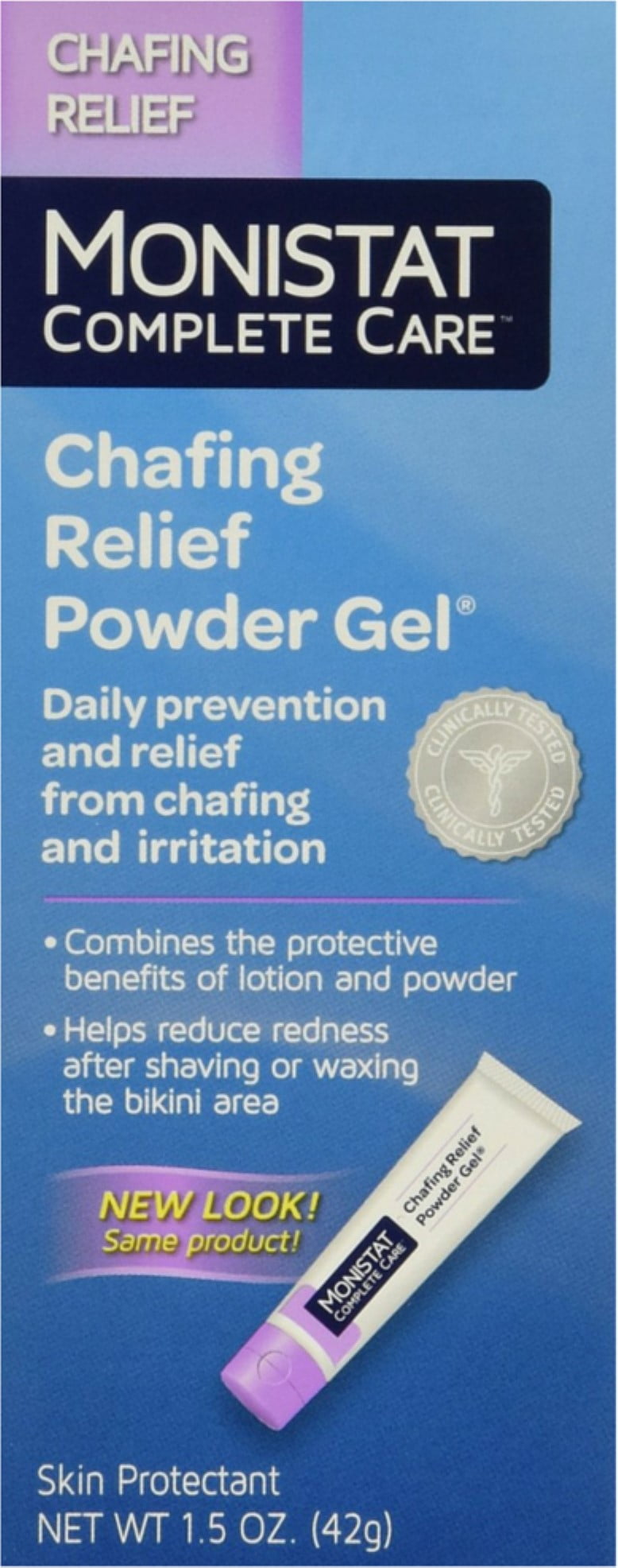 MONISTAT Complete Care Chafing Relief Powder Gel 1.5 oz (Pack of 3