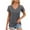 Gray, variant on Sexlip Womens T Shirts V Neck Short Sleeve Tshirt Basic Tee Curved Hem Tops Gray S