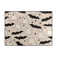 thumbnail image 6 of Non-Slip Area Rug 80x58in Indoor Washable Floor Mats Carpet Printed for Living Room, Bedroom, Home Decor Simple Ghosts and Bats, 6 of 7
