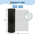 thumbnail image 2 of Gaderth 1/2 Inch Hardware Cloth, Galvanized Welded Wire Mesh Roll, Heavy Duty 19 Gauge Chicken Wire Fencing for Coop, Garden, Rabbit Cage, Poultry Netting and Home Protection, 2 of 7