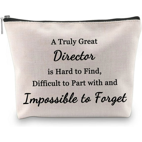 Zuo Bao Director Gift Director Cosmetic Bag A Truly Great Director Canvas Makeup Bag for Band Theater Movie Director