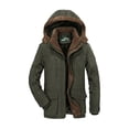 thumbnail image 1 of Xingzhi Men S Outerwear Jacket Stay Warm And Protected In Style Easy To Clean Large Size dark green XXL, 1 of 6