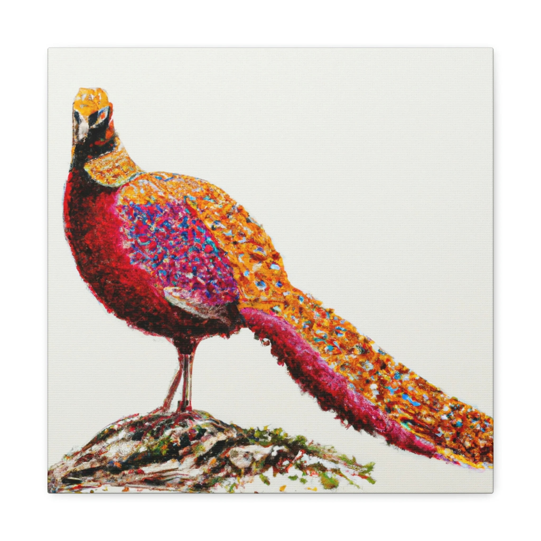 Golden Pheasant Splendor - Canvas - Walmart.com