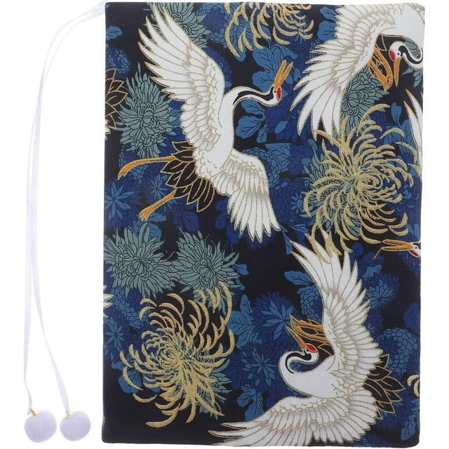 Huggegwe Housse de Livre Protecteur de Livre Broché: Housses de Livre pour Couverture Rigide - Protecteur de Livre en Tissu Doux avec Motif Floral - Housse de Livre Ajustable pour Carnet Planificateur Biblique Accessoires pour Amateurs de Livres