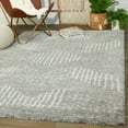 thumbnail image 2 of Carson Carrington  Taxinge Shag Area Rug White 8'9" x 12' 9' x 12' Grey, 2 of 5