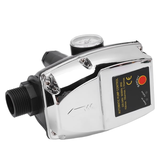 Controlador Automático De Bomba De Agua - 220-240V, ABS IP65, 12A, Presión 1.5-3.5 Bar