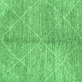 thumbnail image 1 of Ahgly Company Indoor Square Abstract Emerald Green Modern Area Rugs, 7' Square, 1 of 4
