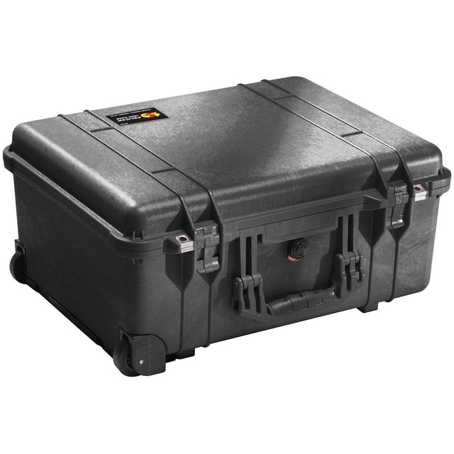 Funda Pelican 1560 con separadores acolchados, color negro