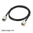 thumbnail image 4 of RG58 RF Coaxial Cable UHF (PL259) Macho a UHF (PL259) Macho Antena Cable 8Pies, 4 of 5
