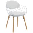 thumbnail image 1 of Modway Fauteuil Contemporain à Manger en Blanc, 1 of 4