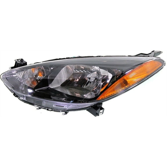 Headlight For Mazda 2011-2014 2 Hatchback Left With Bulb and Wiring Harness