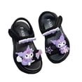 thumbnail image 5 of Sandalias negras 2024 nueva moda escuela primaria estilo coreano estilo coreano niños grandes playa zapatos para niños marca Internet celebridad, 5 of 5