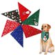 thumbnail image 2 of 6 elementos navideños estampados cuello triangular para perros lavables bufanda para mascotas para perros pequeños y medianos decoran las necesidades diarias del Festival de perros pequeños y medianos, 2 of 5