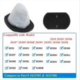 thumbnail image 2 of 4 Pack 2030 Filters Replacement for Bissell Vacuum Models 2030, 2030B,2030J,2030K,2030L,2030H,Compar, 2 of 4
