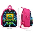 thumbnail image 2 of Geometry Dash Geometry Dash Backpacks Bookbag Casual Daypack Backpacks for Travel Camping Hiking, 2 of 6