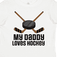 thumbnail image 4 of Inktastic Daddy Loves Hockey Sports Boys or Girls Toddler T-Shirt, 4 of 5