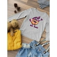 thumbnail image 3 of Happy Donut Long Sleeve Toddler -Image by Shutterstock,  5 Toddler, 3 of 4