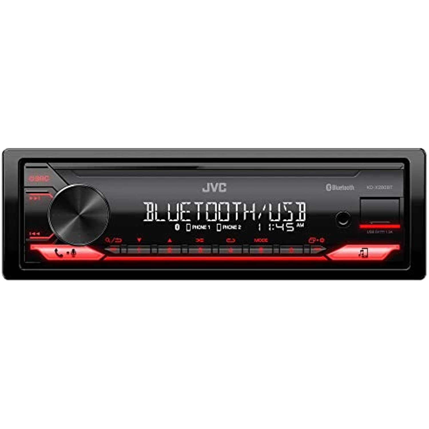 JVC KDX280BT Bluetooth Car Stereo w/USB Port AM/FM Radio, MP3 Player