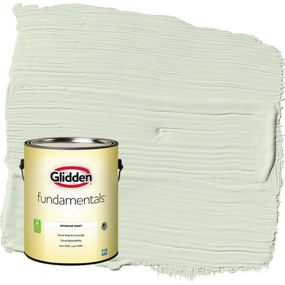 Glidden Fundamentals Lime Spritz / Green Semi-Gloss Interior Paint, 1 Gallon