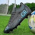 thumbnail image 3 of High-Top Turf Soccer Shoes Long Spikes Artificial Turf Nail Football Shoes Boys and Girls Children Teenagers Student Training Shoes, 3 of 8