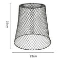 thumbnail image 6 of Guiexla Plants Cover Metal Garden Cloche with Fine Mesh Easy to Install Plant Cages Animal proof Mulch Guard for Outdoor Plants, 6 of 8