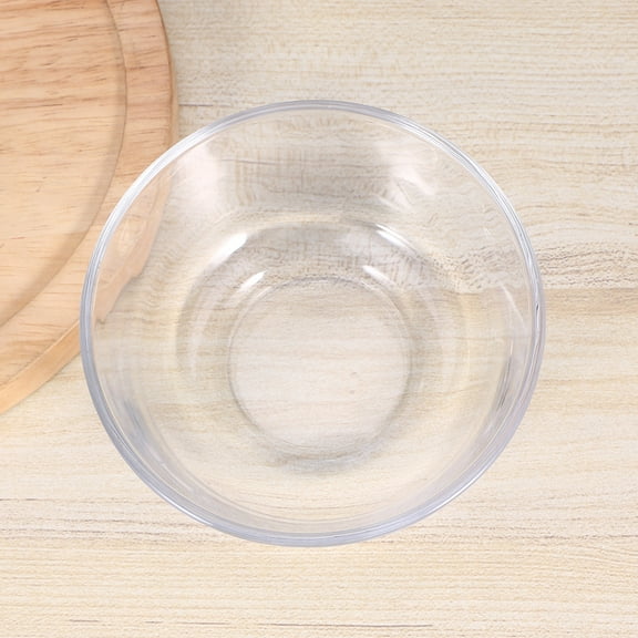 FELTECHELECTR Clear Glass Bowl 4 5Inch for Decorative Fruit Display at Weddings 1PC