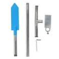 thumbnail image 2 of Dibble Bar Planting Tool, Erosion Resistant Stainless Steel Long Dibble Transplanting Spade Forestry Tool Bright Colored Coating Rugged  for Parks, 2 of 7
