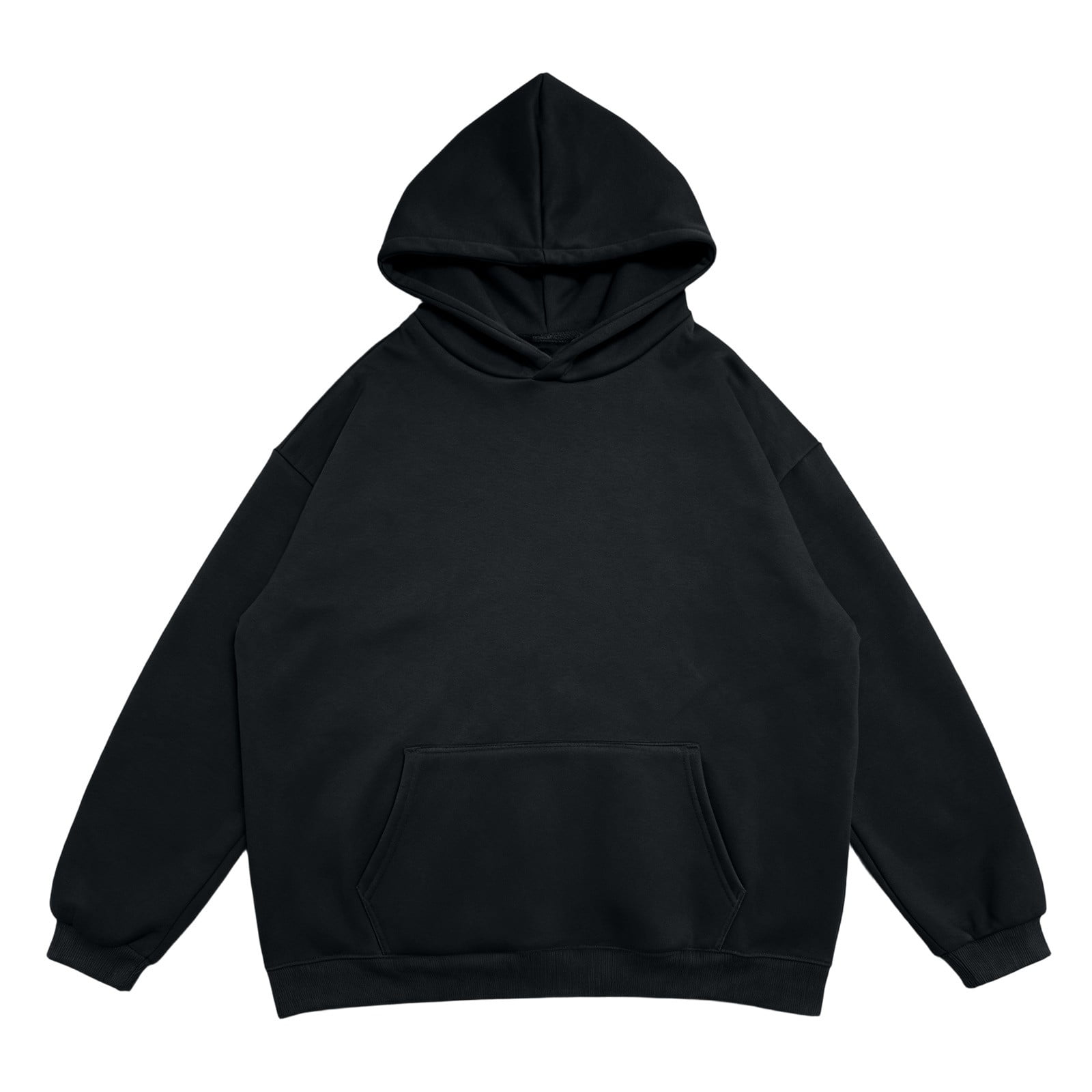 Women's Hollow Mesh Back Hoodie Mesh Back Sweatshirt Black M
