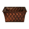 thumbnail image 2 of Xavier Small Braided Rectangular - Copper Metal 8in, 2 of 4