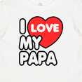 thumbnail image 4 of Inktastic I Love My Papa Boys or Girls Baby T-Shirt, 4 of 5