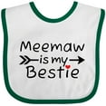 thumbnail image 3 of Inktastic Meemaw is My Bestie Boys or Girls Baby Bib, 3 of 4