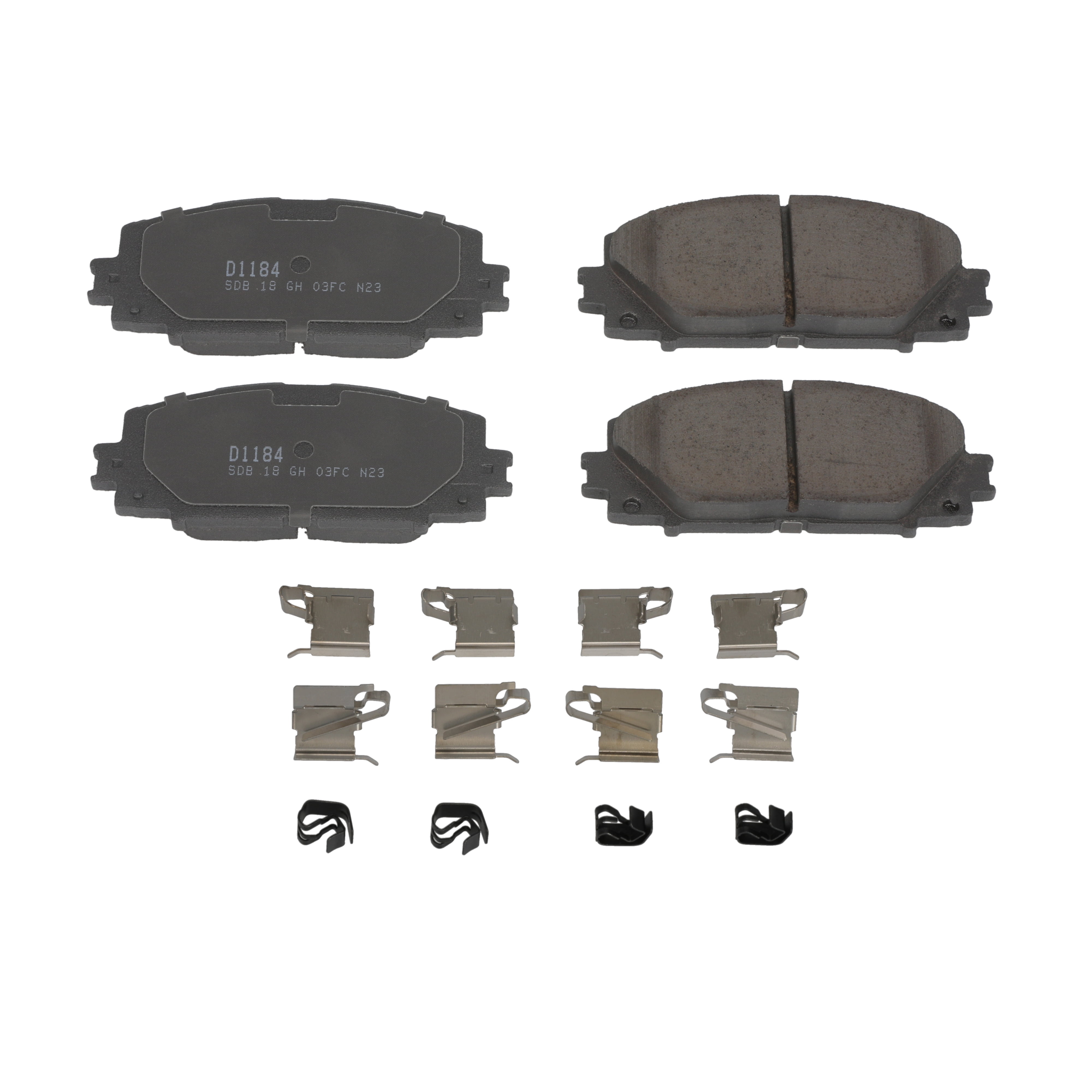 Winstop Brake Pad Set, Front WS.1184.1.C, Toyota Corolla 2022-2020