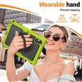 thumbnail image 3 of for Lenovo Tab M11/K11 LTE 2024 Case 11 inch, 360 Rotating Shockproof Cover with Stand, Handle, Shoulder Strap (TB330FU/TB330XU/TB331FC), Lime, 3 of 7