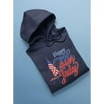 thumbnail image 3 of 4Th July Flag Fireworks Hoodie Women -Image by Shutterstock, Female 4X-Large, 3 of 4
