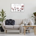 thumbnail image 3 of Stupell Industries Grateful Faith Floral Religious Painting Gray Framed Art Print Wall Art, 30 x 20, 3 of 10