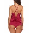 thumbnail image 4 of Ekouaer Silk Pajamas Set for Women Satin Backless Lingerie Pjs Cami Top and Shorts Nightwear, 4 of 6