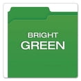 thumbnail image 5 of Double-Ply Reinforced Top Tab Colored File Folders, 1/3-Cut Tabs, Letter Size, Bright Green, 100/box | Bundle of 5 Boxes, 5 of 7