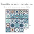 thumbnail image 3 of CUH Moroccan Peel and Stick Kitchen Backsplash Tiles Wall Stickers, 3 of 9