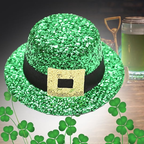 Pinza para el pelo del Día de San Patricio Perfecl Sombrero de Len 13 cm x 13 cm x 5 cm