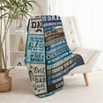 thumbnail image 5 of Gifts for Fathers Day for Bonus Dad from Daughter, Birthday Gifts for Step Dad Who Wants Nothing, to My in Law Dad Soft Throw Blanket, Christmas Bday Present for Bonus Father from Sons Size 50"x60", 5 of 6