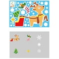 thumbnail image 3 of Christmas Window Clings Electrostatic Stickers Cartoon Santa Claus Elk Snowman Gnome Snowflake Glass Decals Wall Decor, 3 of 7