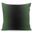 thumbnail image 2 of Green Black Ombre Throw Pillow Covers, Soft Pillowcases with Invisible Zipper, Modern Gradient Abstract Art Decorative Square Pillow Cushion Covers for Living Room Couch Sofa Bed 26x26 Inches, 2 of 8