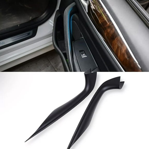 For BMW 5 Series G30 G31 G38 Inner Door Pull Handle Trim Cover Panel Door Handle Black